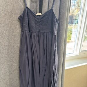 Final Touch Charcoal Maxi Dress